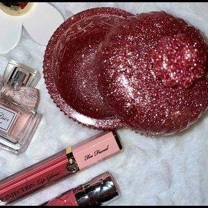 Sparkly Rose Gold Resin Jar ❣️